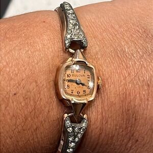 Antique 14k gold filled Bulova ladies’ watch